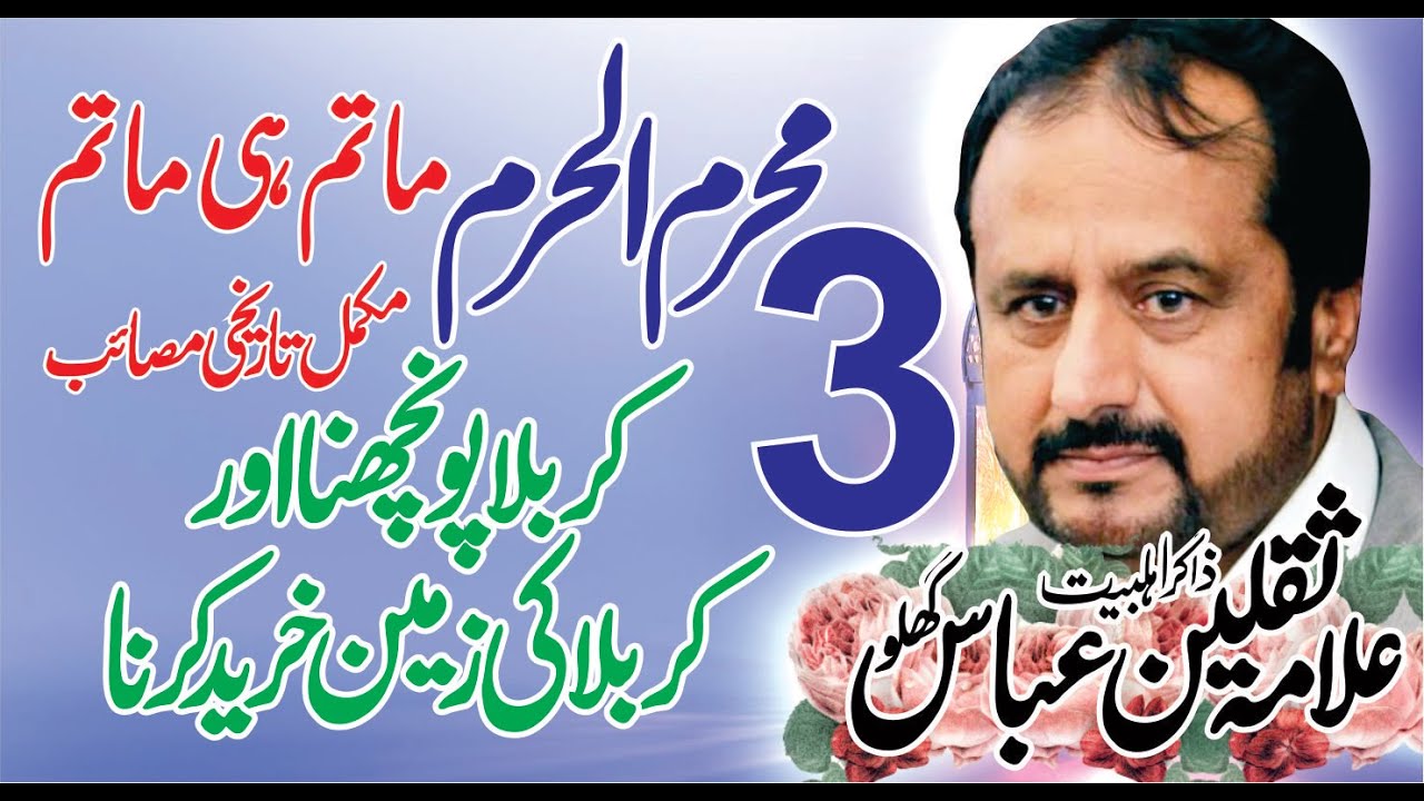 3 Muharram Saqlain Abbas Ghallu