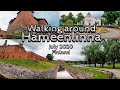 Walking around Hämeenlinna, July 2020, Finland [4K]