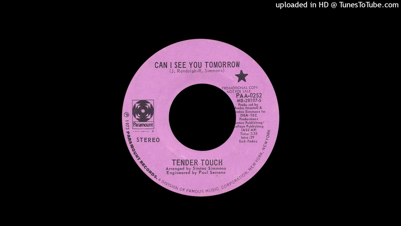 Download TENDER TOUCH - Can I see you tomorrow MP3
