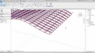Revit Curtain Wall Pattern Based Space Frame Application