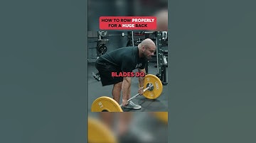How to Properly Execute The Bent Over Row