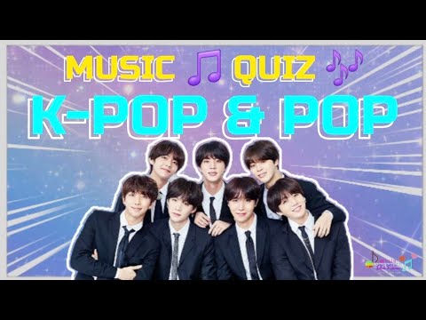 Music Quiz (K-Pop & Pop) 🎶📝 | Blink Roshan 💖