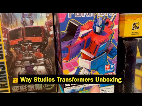 Unboxing Way Studios and Auldey Transformers Blind Boxes