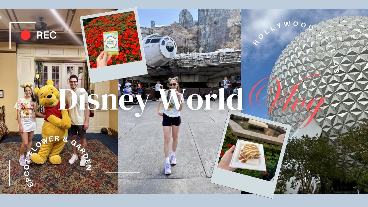 DISNEY VLOG - Hollywood Studios & EPCOT flower and garden festival 2025 🌸🪩