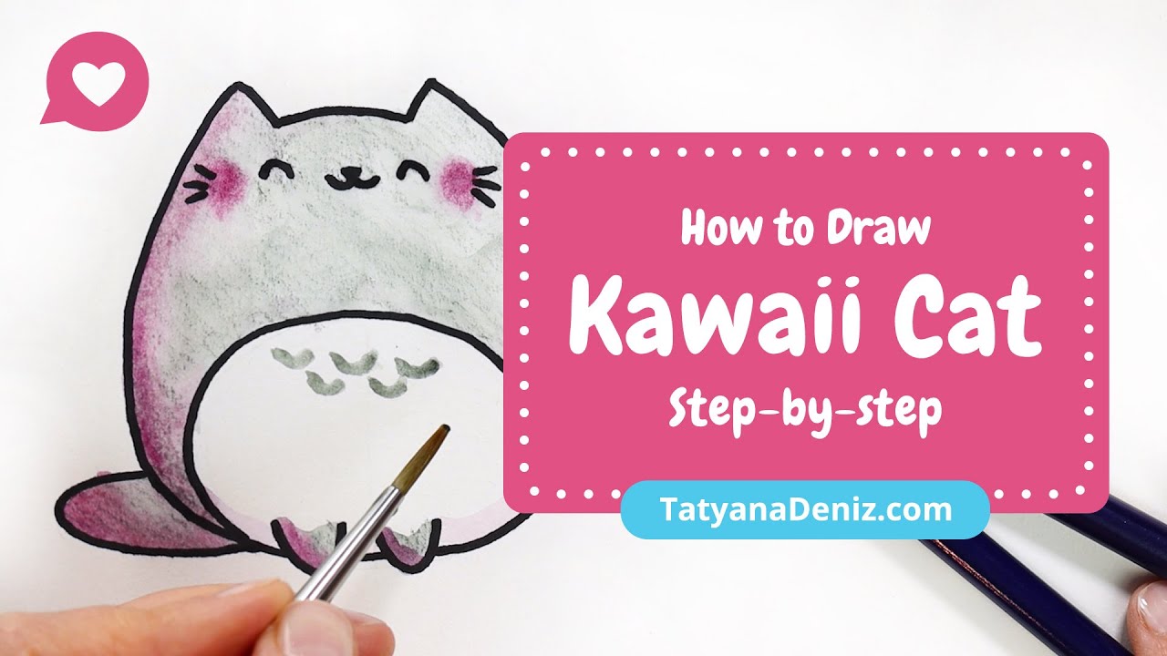 How to Draw Cute and Cute Kawaii KITTEN / Cute Drawings - Drawing to Draw 