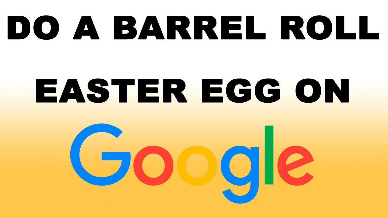 Do A Barrel Roll – Latest Google Easter Egg