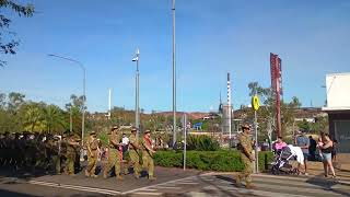 ANZAC day March pass by ADF cadets (Army)