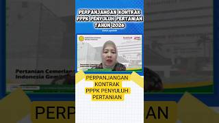 Extension of the PPPK Agricultural Extension Contract #pppk #pppktechnicalstaff #agriculturalexte...