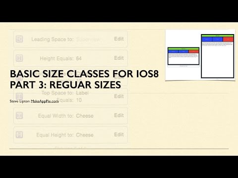 Swift Swift: Regular Size Classes and Even Buttons