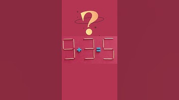 Turn the wrong equation into correct | Matchstick puzzle 9-3=5 #puzzles #riddles #shorts #matches