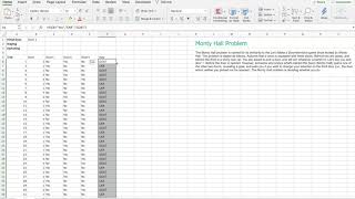 How to Simulate Monty Hall Problem EASILY!!!