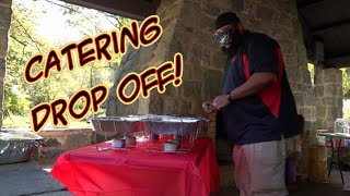 SDSBBQ  Catering Drop Off and Setup at an Outdoor Event During COVID