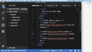 Lesson 13: Relative VS Absolute Paths - Linking Continued