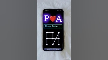 P♥️A Name Pattern Lock #shorts #ytshorts #pattern #trending #top@lovefunkprodutora @YouTube