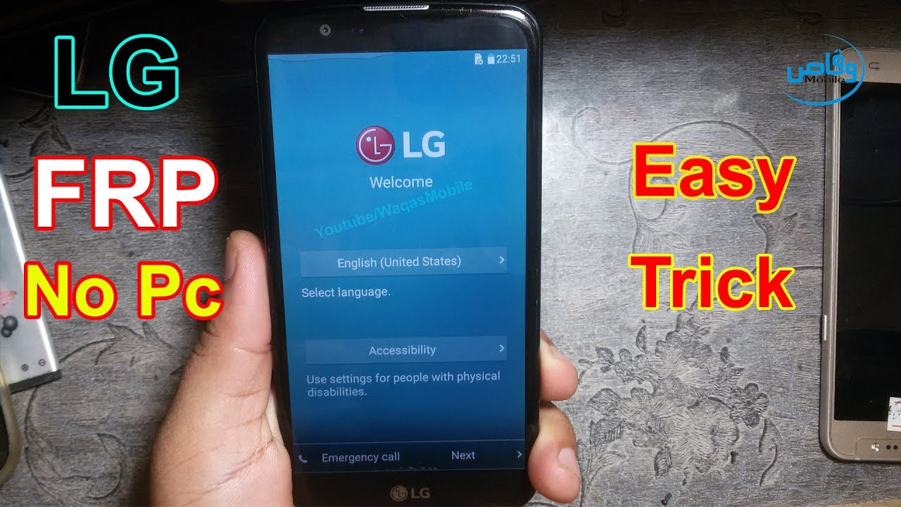 Easy Trick LG Frp/Google Lock Bypass Without Pc | LG K10 Lite Frp bypass By Waqas Mobile