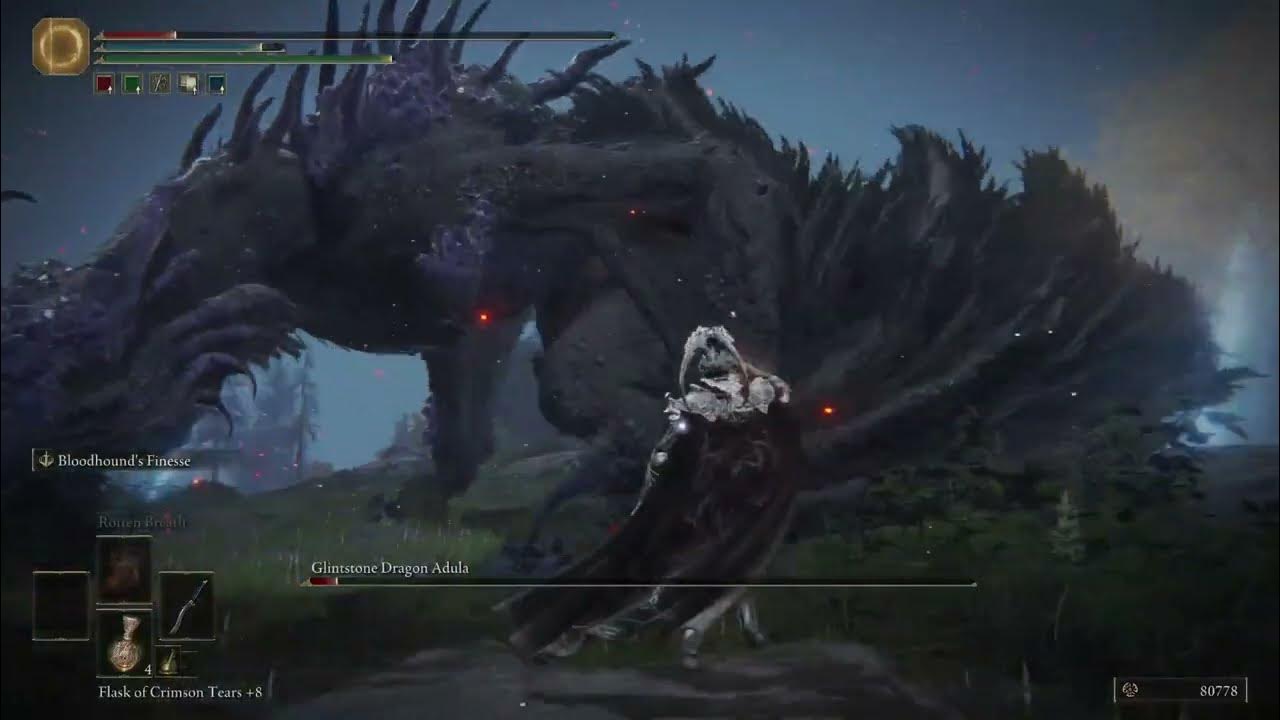 Elden Ring Glintstone Dragon Adula Strength build YouTube