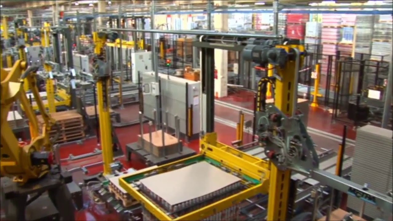 EMS MECTRA Robotic Palletizer for Composite Cans