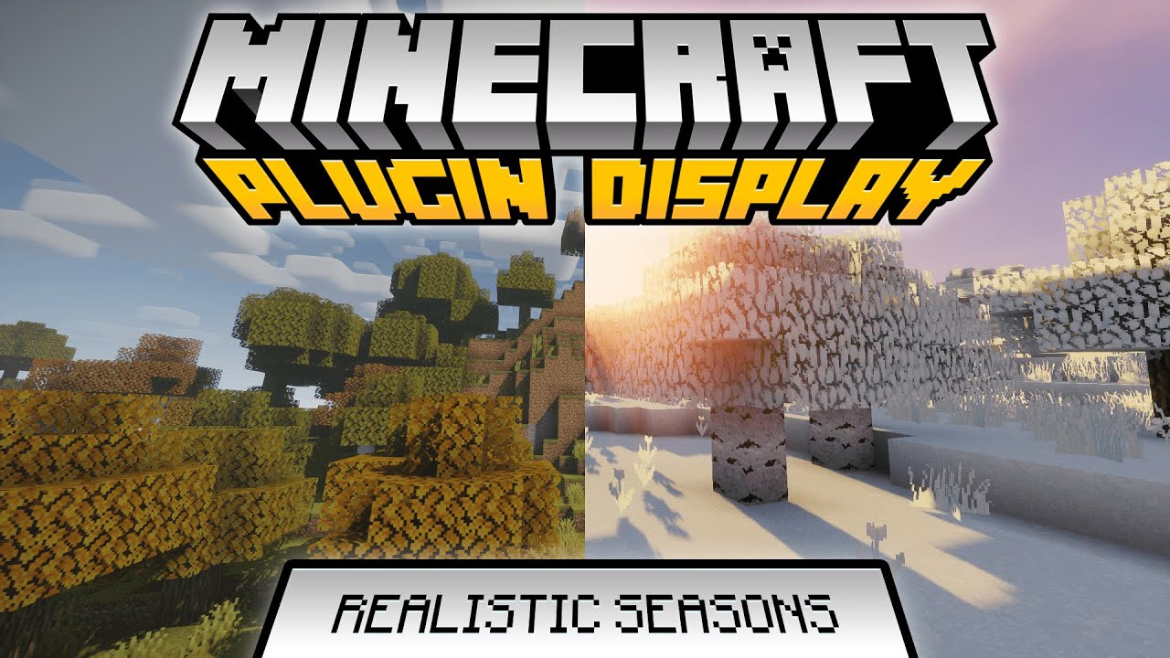 ปลั๊กอิน minecraft  2022 Update  Minecraft Plugin Display: Realistic Seasons