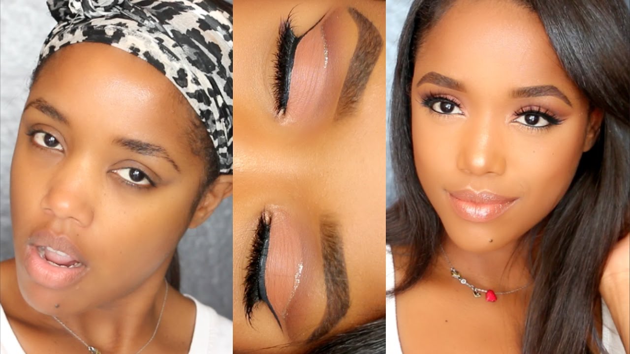 Easy & Natural Glitter Cut Crease Makeup Tutorial | Ellarie