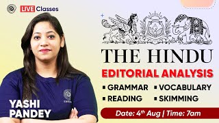 4 Aug 2023 | The Hindu Editorial | The Hindu Editorial Analysis | The Hindu Vocab | Yashi Pandey