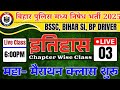 Bihar Police New Vacancy 2025 | Complete History Marathon Class 2 | Bihar Police Gk Gs classes 2025