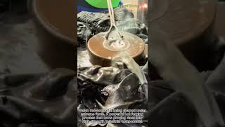 Watch Glowing Metal Transform Under Massive Force #worker #process #machining #factory #engineering