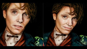 NEWT SCAMANDER makeup Transformation