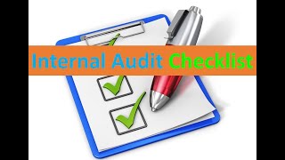 Internal Audit Checklist