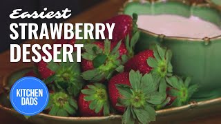 Strawberries with Sour Cream and Brown Sugar | Desserts with Strawberries | Easy Dessert