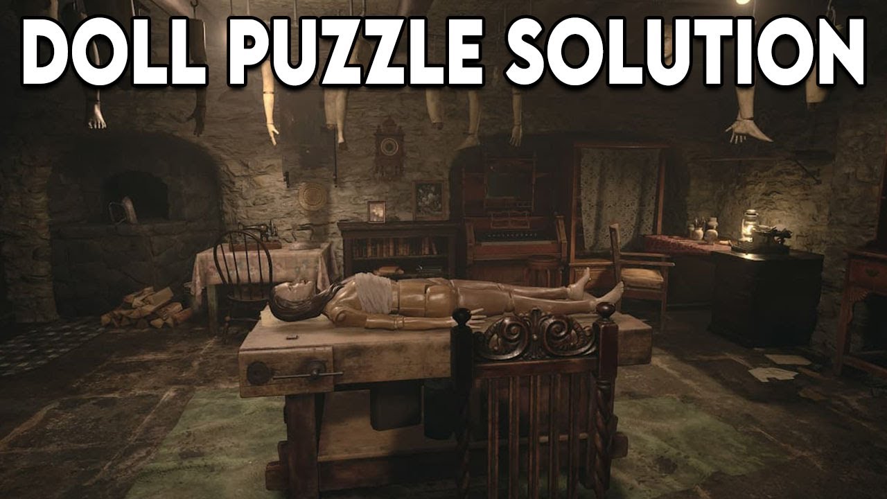 House Beneviento Mannequin Puzzle Resident Evil Village Doll Puzzle