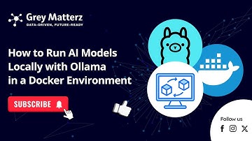 How to Run AI Models Locally with Ollama in a Docker Environment #docker #greymatterz