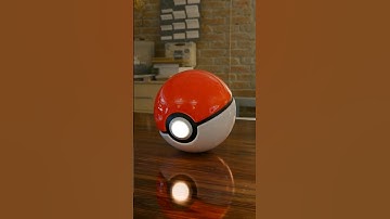 Viewport Vs Render of Pokémon Ball in Blender. 💯 #blender #pokemon #viewport #render #3danimation