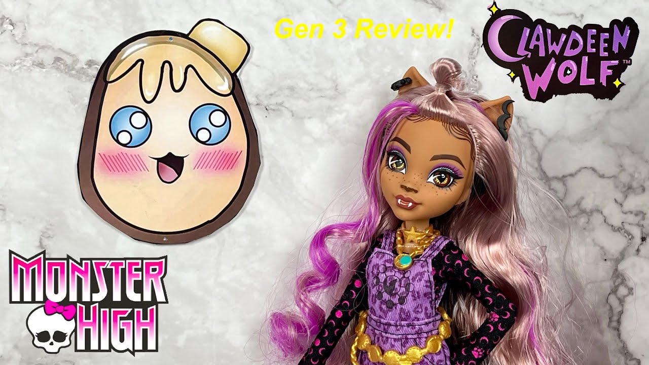 New 2022 Monster High G3 Clawdeen Wolf Doll Review! 