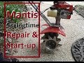 Fixing a Mantis Tiller that will not start - Springtime Start-up Techniques