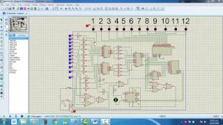 Simulación ascensor - Proteus