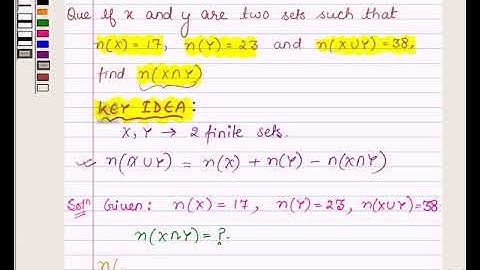 Class 11th - Mathematics - Chapter 1 - Sets - Solved Example 7