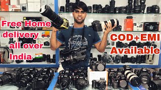 INDIA BEST SECOND HAND DSLR CAMERA SHOP || FULL FRAME DSLR CAMERA || CHEEKU VLOGS