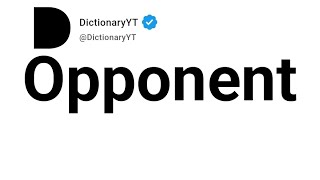 Opponent Synonyms | Thesaurus | Similar Words 
