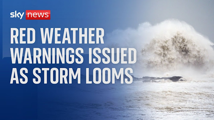 New 'danger to life' warnings issued as Storm Eowyn barrels in