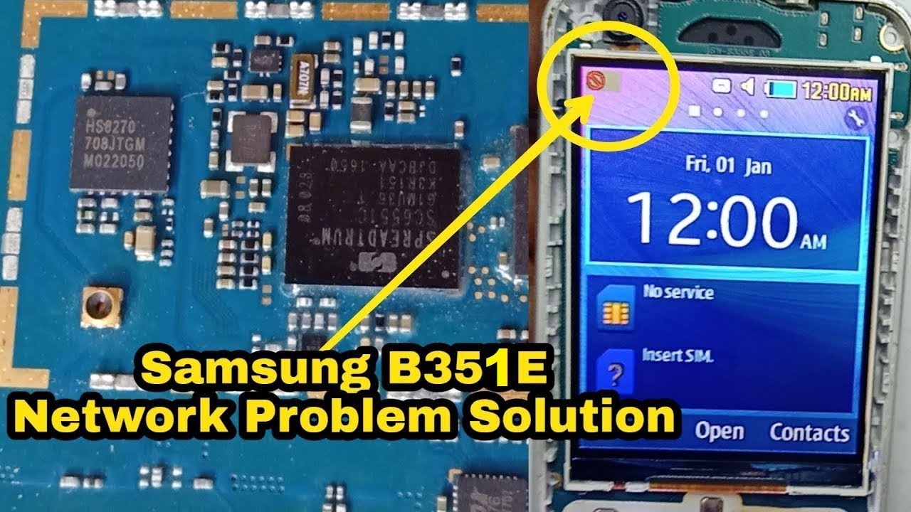 Samsung B351E Network Problem Solution | Samsung B351E No Service Solution