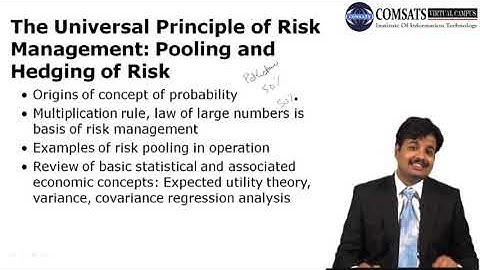 Insurance and Risk Management FNC710 LECTURE 01