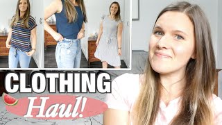CLOTHING HAUL & TRY ON! | SPRING/SUMMER WARDROBE FOR MOM!