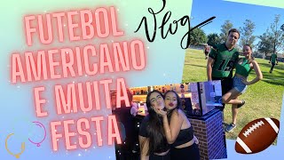 VLOG DA SEMANA: Futebol Americano, festa, trabalho, faculdade e shopping 🥳