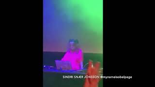 Björk's DJ set in her old school