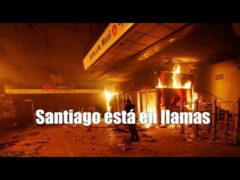 Caos en Santiago de Chile tras alza del precio del Metro