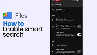 How to Enable Smart Search on Google Files LATEST