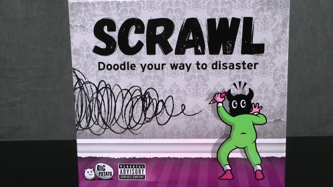 The Brick Castle: Scrawl Grown Up Party Game Review for Big Potato Games  (age 17+)