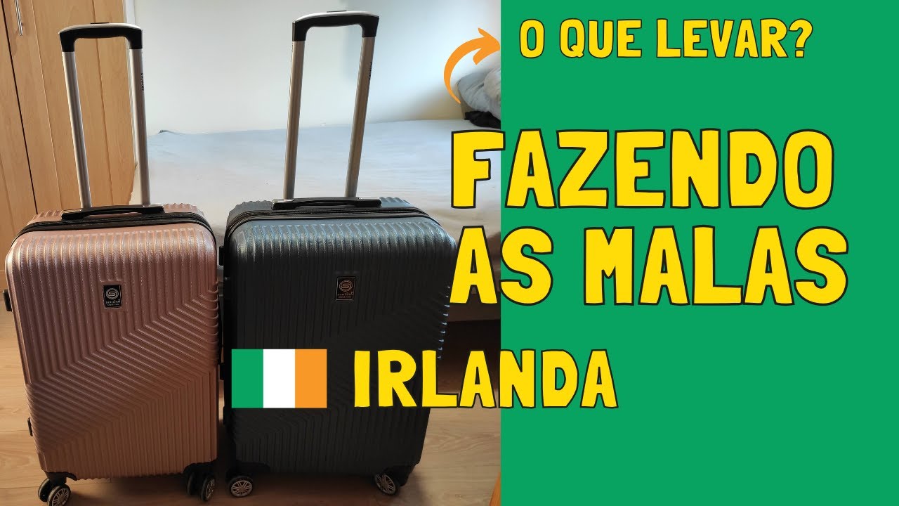 FAZENDO AS MALAS PARA O INTERCÂMBIO NA IRLANDA 🇮🇪 | O QUE DEVO LEVAR? | TENHO QUE VIAJAR