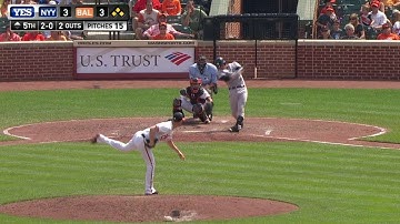 NYY@BAL: Murphy rips bases-loaded double to left