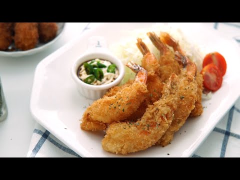극강의 바삭한 새우튀김 만들기 꿀팁 (crispy fried shrimp,꼬마츄츄)
